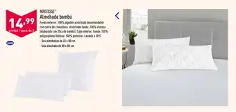 ALDI Novitesse Almohada bambú pack de 2 oferta