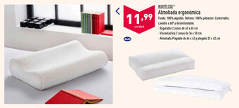 ALDI Novitesse Almohada ergonómica oferta