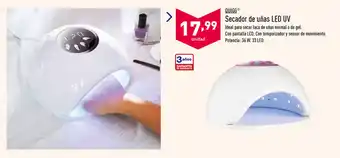 ALDI Quigg Secador de uñas LED UV oferta