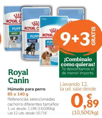 TiendAnimal ROYAL CANIN Húmedo para perro oferta