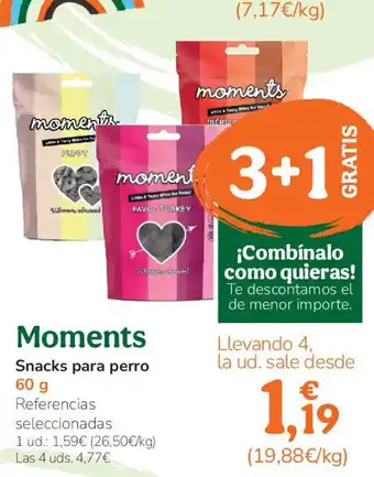 TiendAnimal MOMENTS Snacks para perro oferta