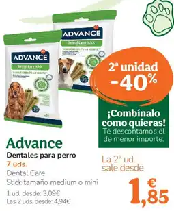 TiendAnimal ADVANCE Dentales para perro oferta