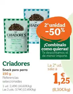 TiendAnimal CRIADORES Snack para perro oferta