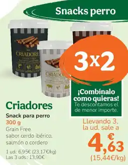 TiendAnimal CRIADORES Snack para perro oferta