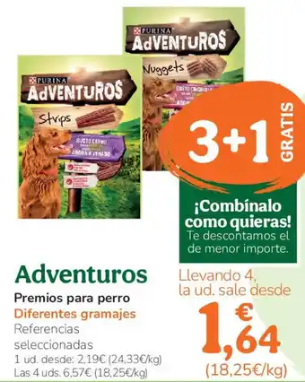 TiendAnimal ADVENTUROS Premios para perro oferta