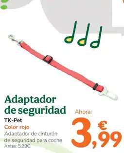 TiendAnimal Adaptador de seguridad TK-Pet Color rojo oferta