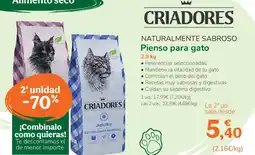 TiendAnimal CRIADORES Pienso para gato oferta