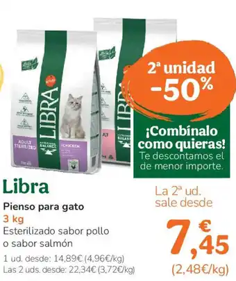 TiendAnimal LIBRA Pienso para gato oferta