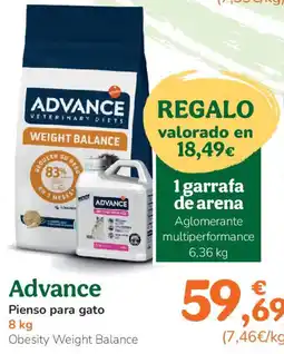 TiendAnimal ADVANCE Pienso para gato oferta