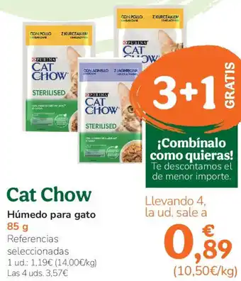 TiendAnimal CAT CHOW Húmedo para gato oferta