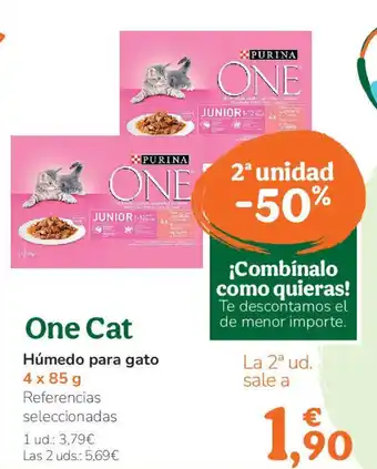 TiendAnimal ONE CAT Húmedo para gato oferta