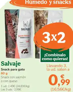 TiendAnimal SALVAJE Snack para gato oferta