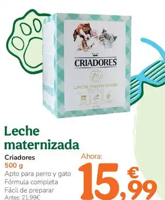 TiendAnimal CRIADORES Leche maternizada oferta