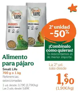 TiendAnimal SMALL LIFE Alimento para pájaro oferta