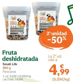 TiendAnimal SMALL LIFE Fruta deshidratada oferta