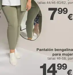 KIK Pantalón bengalina para mujer oferta