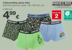 KIK MINECRAFT Calzoncillos para niño oferta