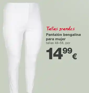 KIK Pantalón bengalina para mujer oferta