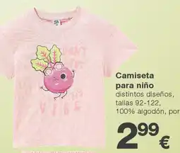 KIK Camiseta para niño oferta