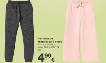 KIK Pantalón de chándal para niños oferta