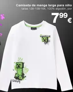 KIK Camiseta de manga larga para niño oferta