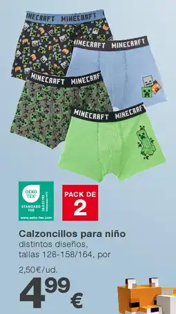 KIK MINECRAFT Calzoncillos para niño oferta