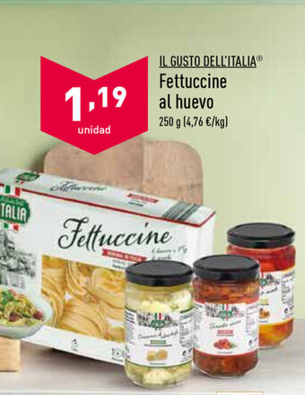 ALDI IL Gusto Dell'Italia Fettuccine al huevo 250g oferta