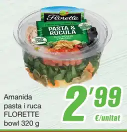 SPAR Fragadis FLORETTE Amanida pasta i ruca oferta