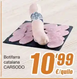 SPAR Fragadis CARSODO Botifarra catalana oferta