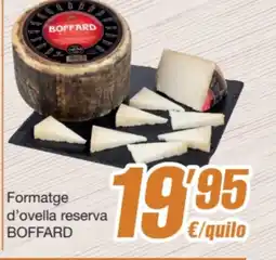 SPAR Fragadis BOFFARD Formatge d'ovella reserva oferta