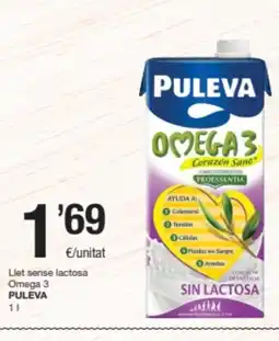 SPAR Fragadis PULEVA Llet sense lactosa Omega 3 oferta