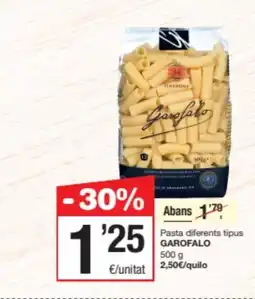 SPAR Fragadis GAROFALO Pasta diferents tipus oferta