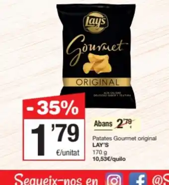 SPAR Fragadis LAY'S Patates Gourmet original oferta