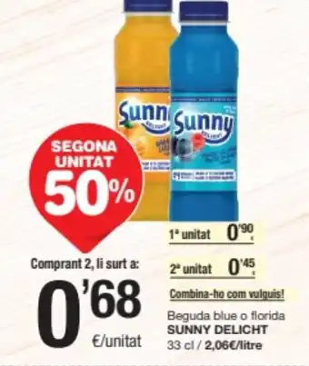 SPAR Fragadis SUNNY DELIGHT Beguda blue o florida oferta