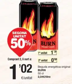 SPAR Fragadis BURN Beguda energètica original oferta