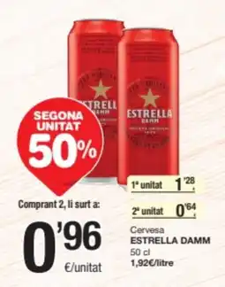 SPAR Fragadis ESTRELLA DAMM Cervesa oferta