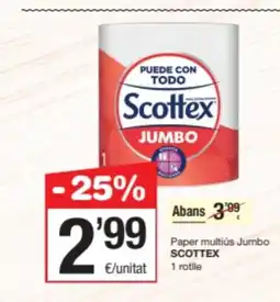 SPAR Fragadis SCOTTEX Paper multiús Jumbo oferta