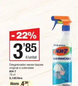 SPAR Fragadis KH-7 Desgreixador sense taques original o colorades oferta