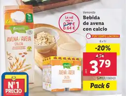 Lidl VEMONDO Bebida de avena oferta