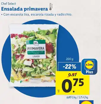 Lidl CHEF SELECT Ensalada primavera oferta