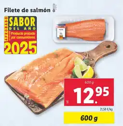 Lidl Filete de salmón oferta