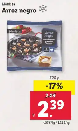 Lidl MONISSA Arroz negro oferta