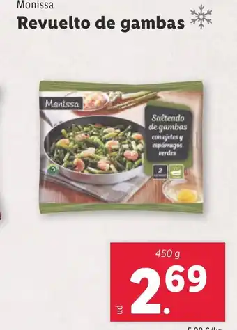 Lidl MONISSA Revuelto de gambas oferta