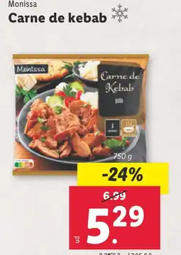 Lidl MONISSA Carne de kebab oferta