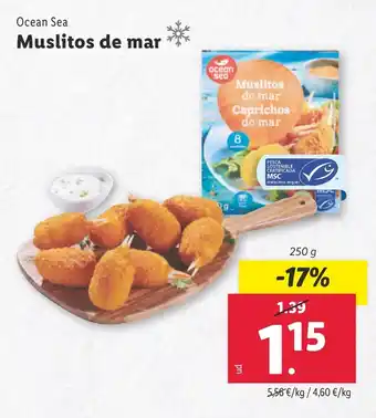 Lidl OCEAN SEA Muslitos de mar oferta