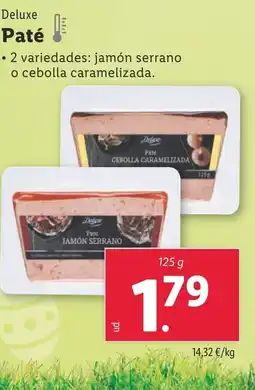 Lidl DELUXE Paté oferta