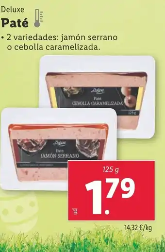 Lidl DELUXE Paté oferta