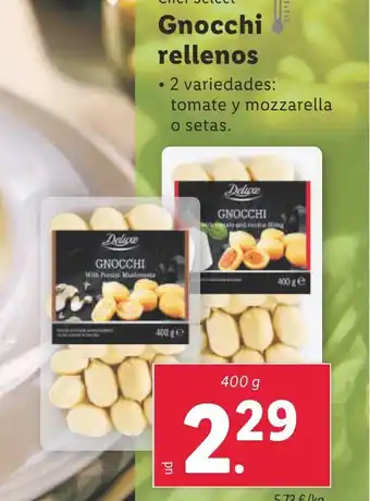 Lidl CHEF SELECT Gnocchi rellenos oferta