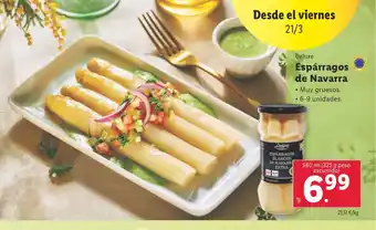 Lidl DELUXE Espárragos de Navarra oferta