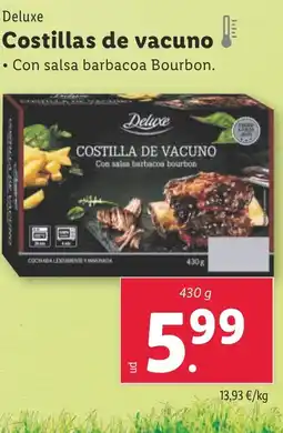 Lidl DELUXE Costillas de vacuno oferta